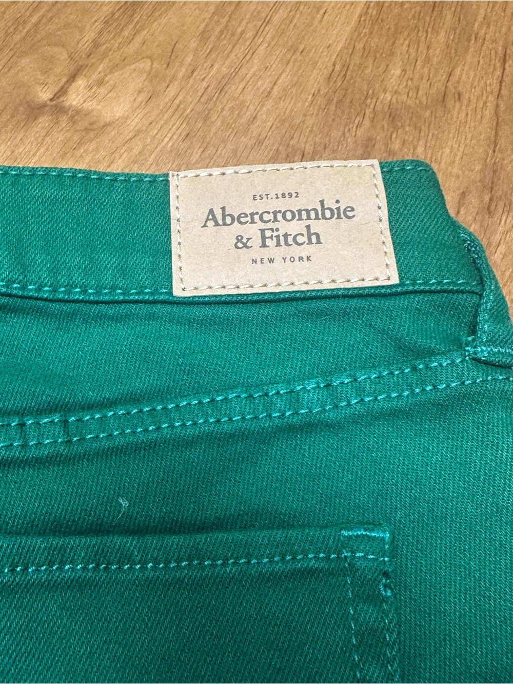 Abercrombie & Fitch Emerald Green Jeans size 8R Y2K